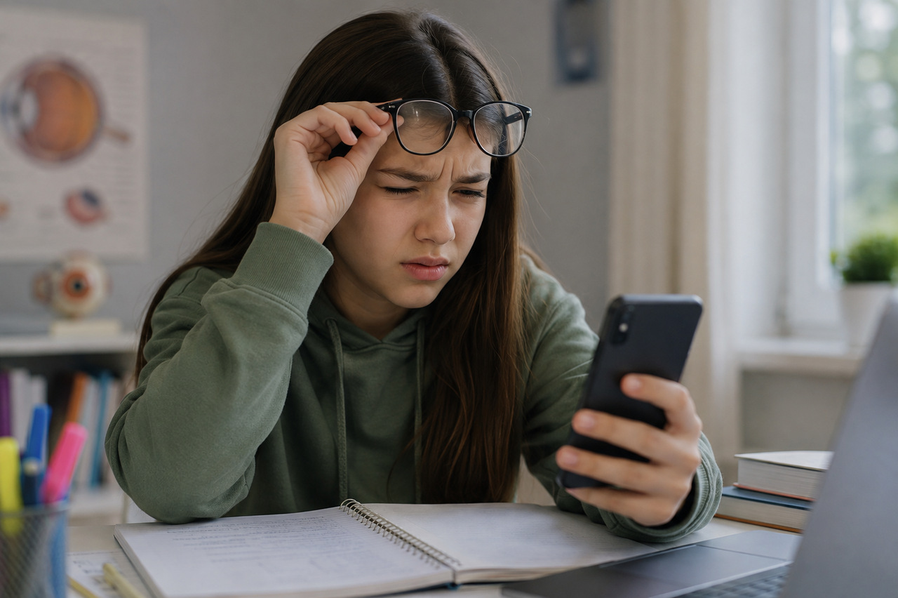 Miopia em adolescentes: por que o grau acelera nessa fase